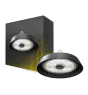 LED Highbay ALBIOR Stahl Schwarz 150W 25500lm 90D - 757  | IP65 - Mit Bewegungs- und Lichtsensor 