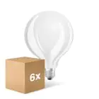 Lot 6x Ledvance Classic LED E27 Globe Filament Dépolie 7.5W 1055lm - 827  | Dimmable - Remplacement 75W
